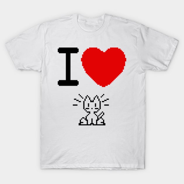 i love necho T-Shirt by hadij1264